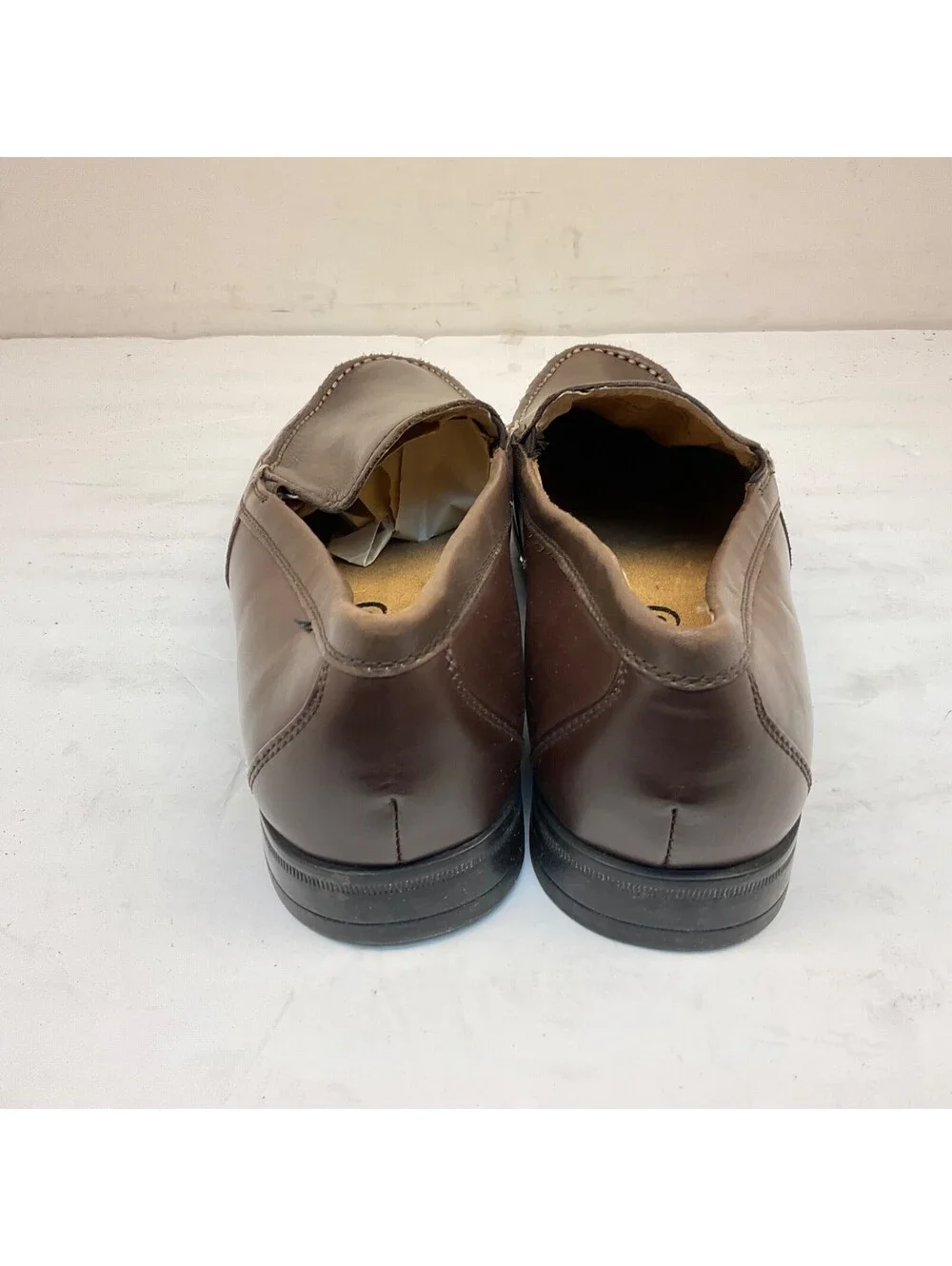 Nunn Bush Men's Glenwood Casual Loafers 84514-200 Brown Leather Size 9W